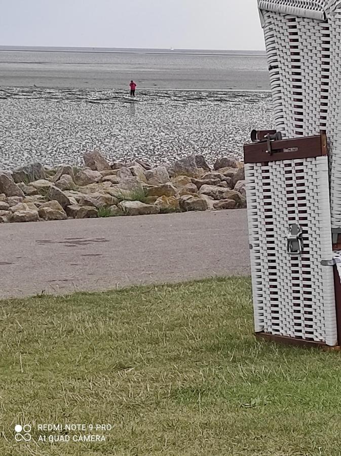 1-Raum-Apartment Seagull Seemoewe Busum Bagian luar foto